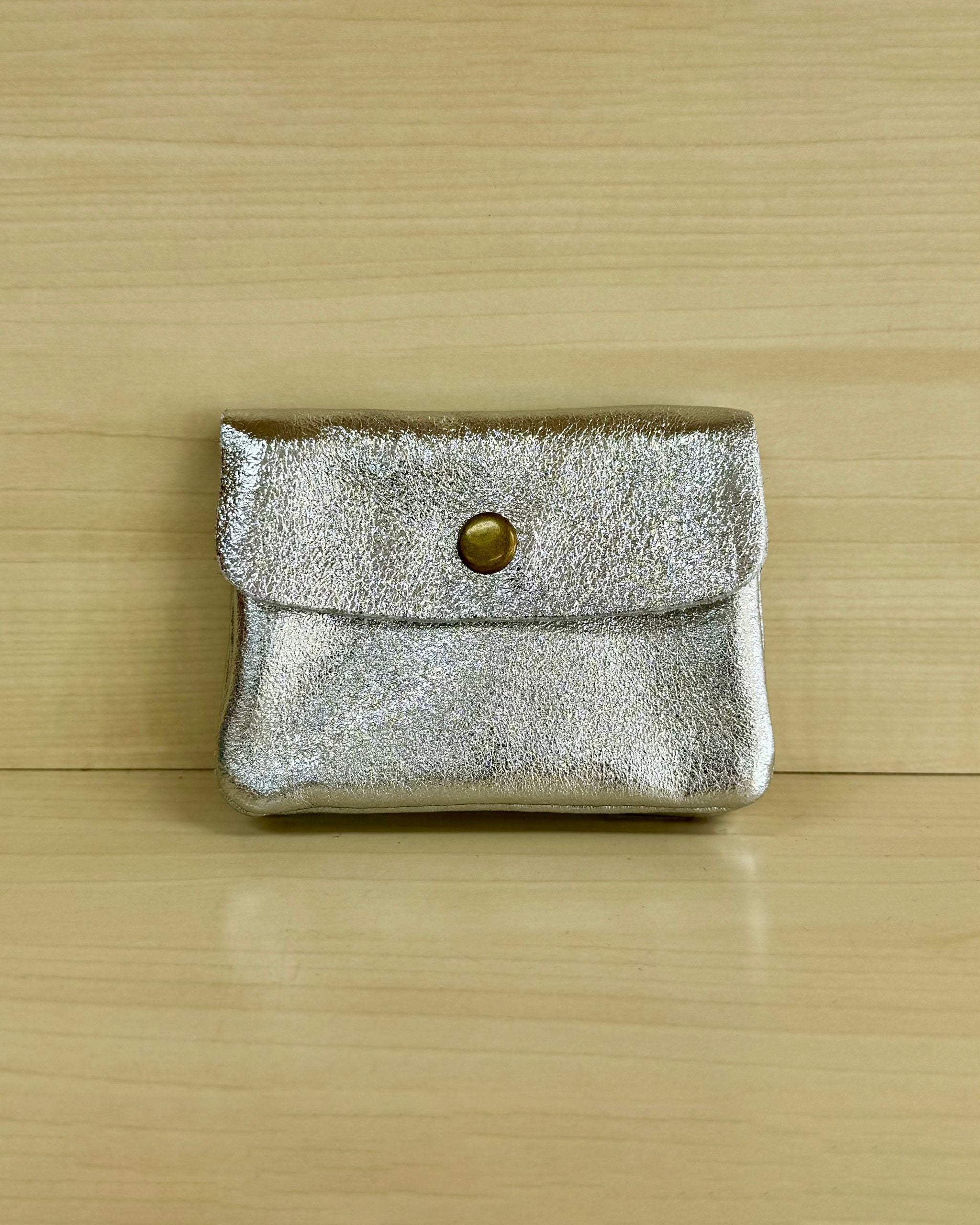 Portamonete in vera pelle